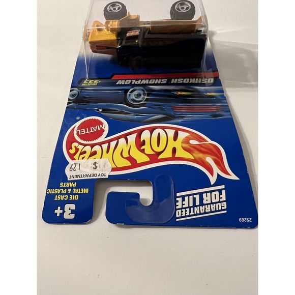 2000 Hot Wheels Oshkosh Snowplow Col. #233 (No Plow Blade Version) - Picture 3 of 4